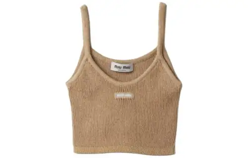 MIU MIU SS24 Camisole Women's Gold