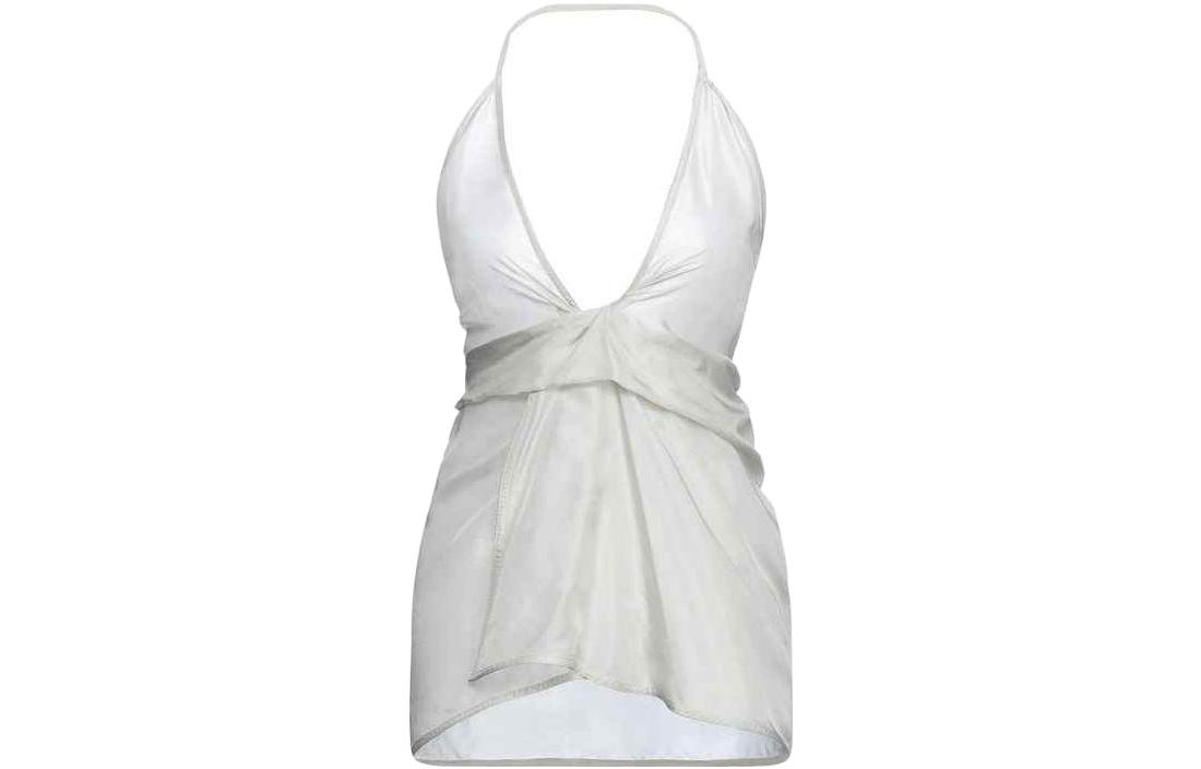 RICK OWENS Camisoles Women's Light Gray Halter Neck