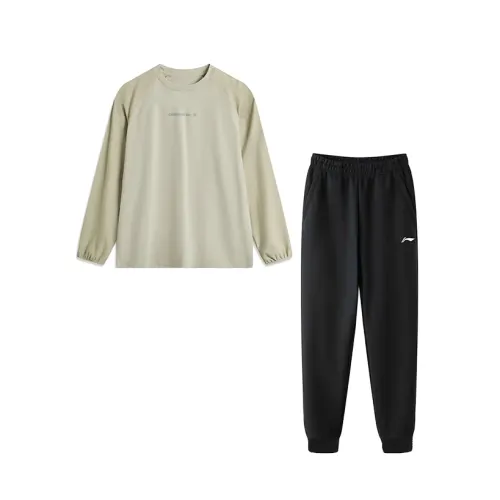 Li Ning Casual Sportswear Men's Crew Neck Moderate