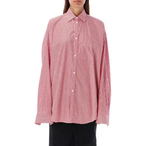 Balenciaga Striped Oversized Shirt