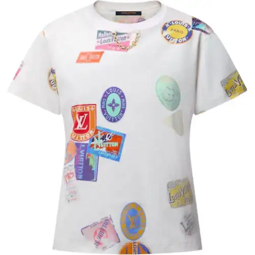 Lv Mahina Patch Print T Shirt