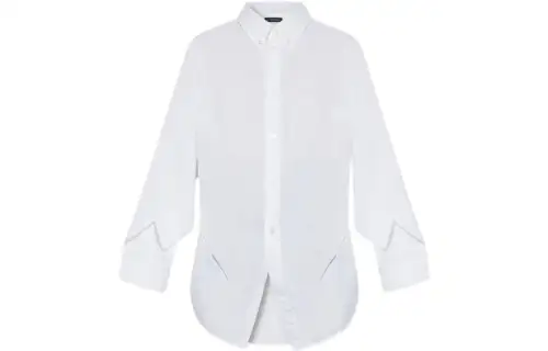Balenciaga SS23 Shirt Regular Fit Women's White