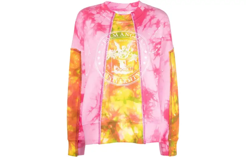 PALM ANGELS Sweatshirts Women's Rose Red Crew Neck Moderate Other
