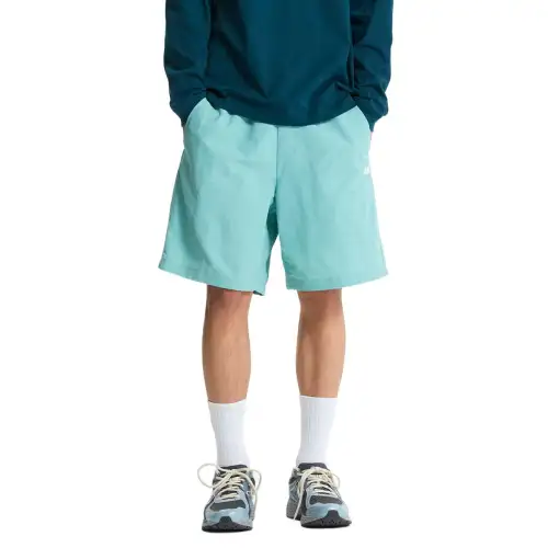 New Balance UNI HERITAGE Casual Shorts Men's Mint Blue
