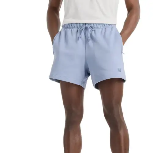 New Balance Athletics French Terry Casual Shorts Men's Blue