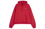 Jordan Sweatshirts Women's Red Hooded Thickened Regular