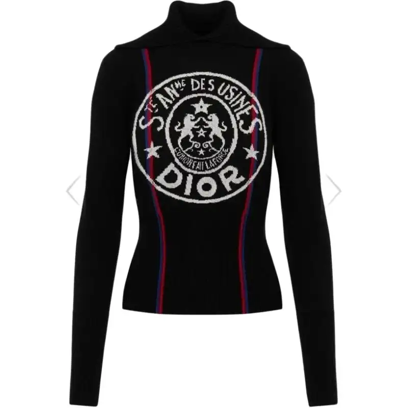 DIOR FW23 Cashmere Sweater Women's Black