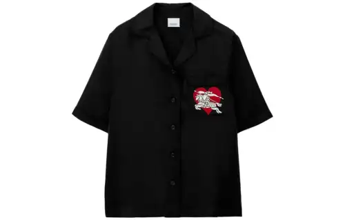 【Previous Season】Equestrian Knight-motif silk shirt