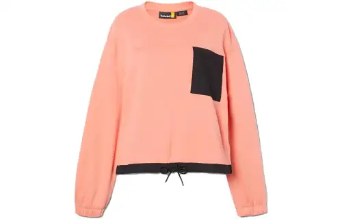 Timberland Sweatshirts Women's Pink Crew Neck Moderate Other