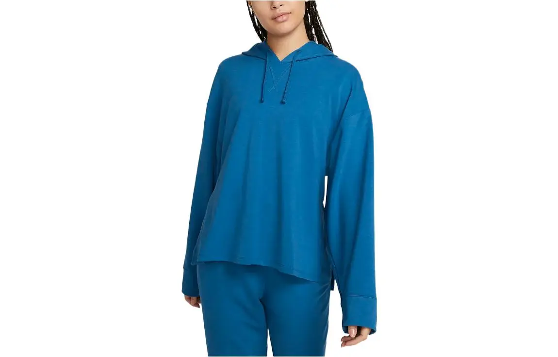 Nike Sweatshirts Women's Blue Hooded Moderate Regular