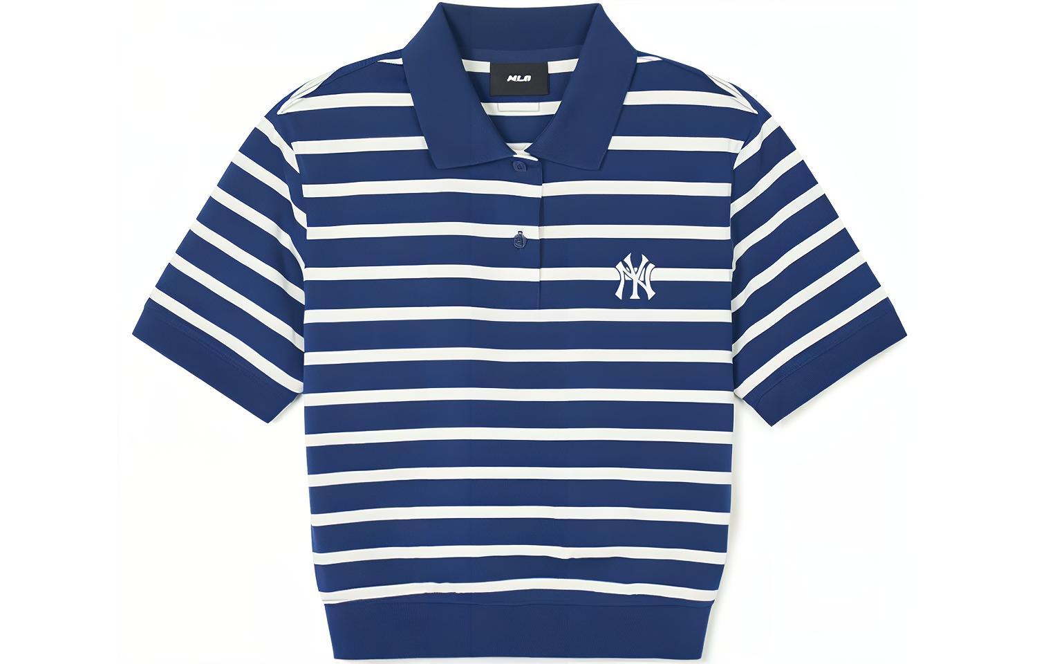 Женское поло MLB Polo (синее)