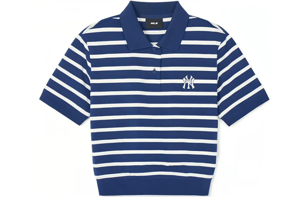 MLB New York Yankees Polo Shirts Women's Blue Moderate Straight Fit