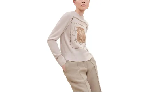 HERMES Knitwear Women's Crew Neck Moderate Other