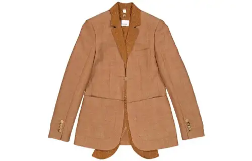Burberry Jackets Women's Brown Lapel Moderate Other