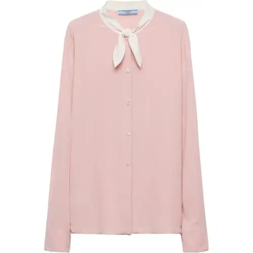 Prada button-down silk shirt