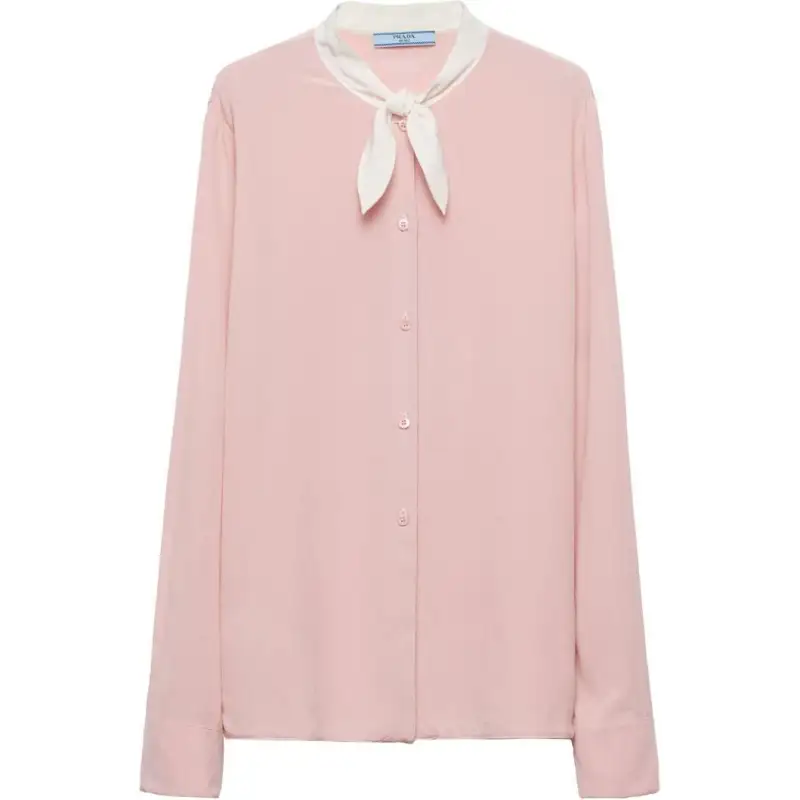 Prada button-down silk shirt