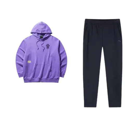 ANTA Sweatshirt Sets Men's Hooded Moderate