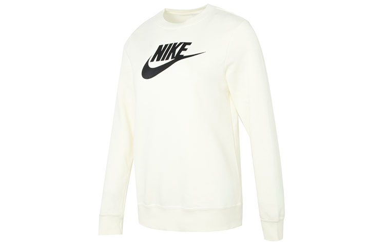 Женское худи Nike Club Fleece Gx Std Crew (белое)