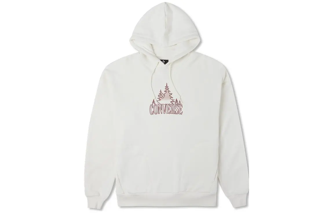 Converse Sweatshirts Women's White Hooded Moderate Regular