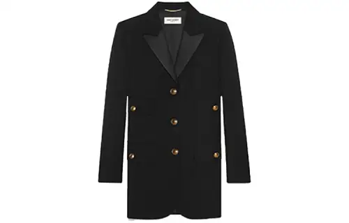 SAINT LAURENT Jackets & Coats Women's Black