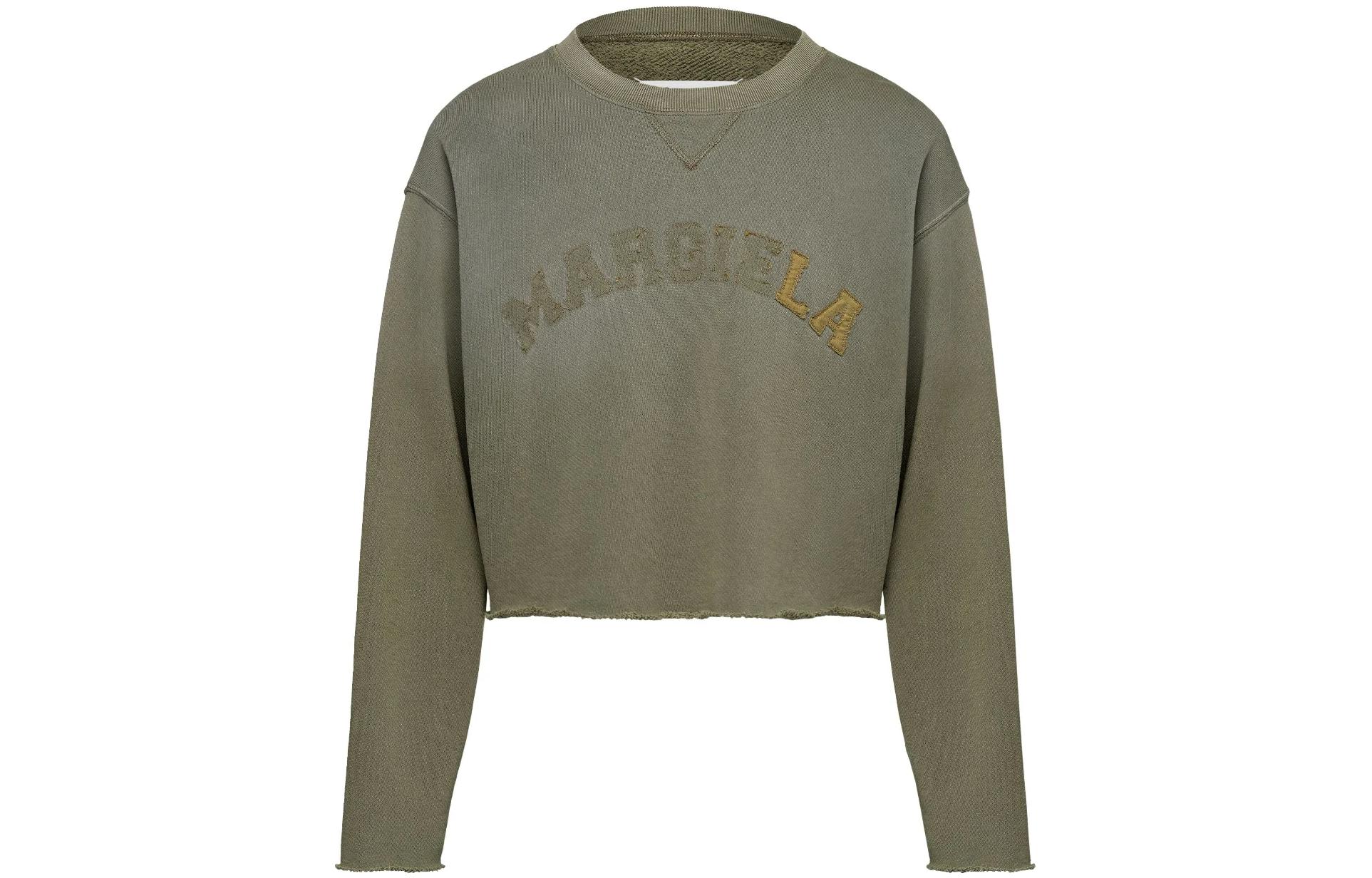 Женское худи Maison Margiela SS23 (оливково-зеленое)