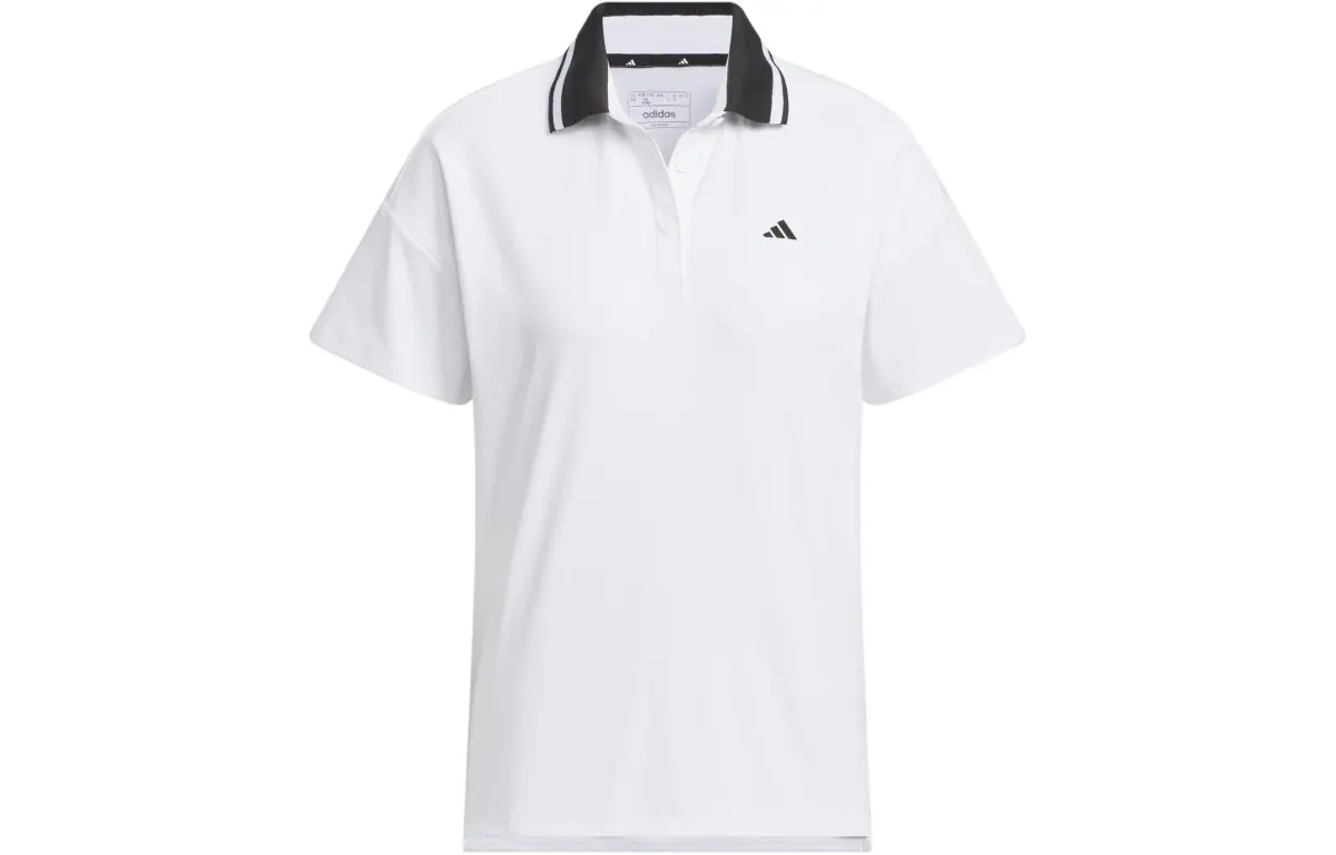 Adidas Short Sleeve Polo Shirt Polo Shirt Women's White