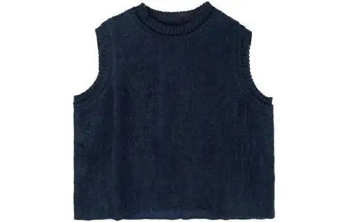 Maison Margiela Knitwear Women's Navy Crew Neck Moderate Other