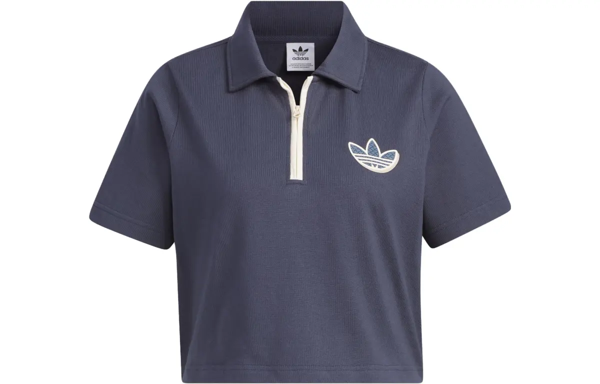 Adidas Originals Polo Shirt Women's Dark Navy Blue