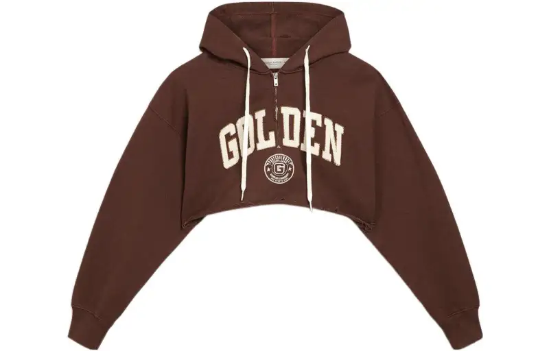 Golden Goose Sweatshirts Women's Brown Hooded Moderate