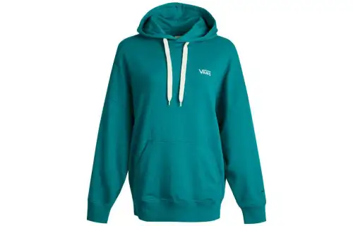 Vans Sweatshirts Women's Green Hooded Moderate Regular