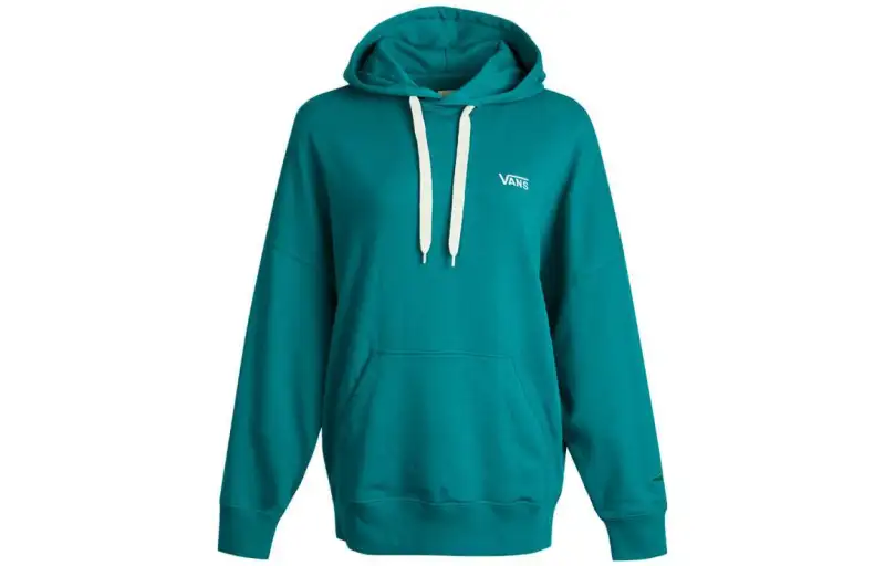 Vans Sweatshirts Women's Green Hooded Moderate Regular