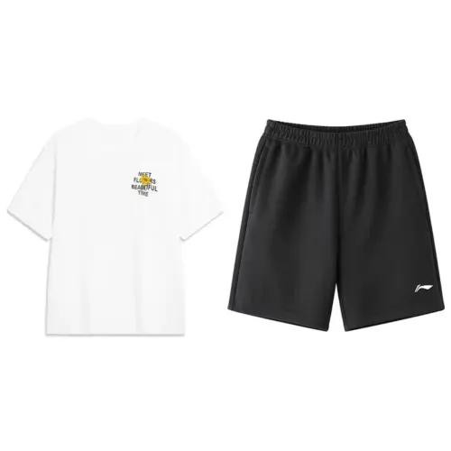 Li Ning Casual Sportswear Men's Crew Neck Moderate