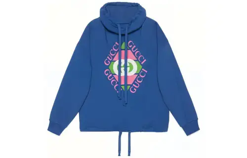 GUCCI SS23 Sweatshirt Women's Blue