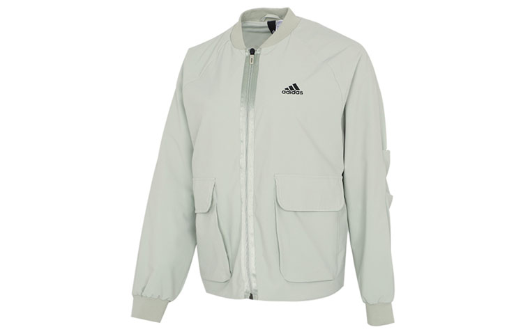 Женская куртка adidas Tech Bomber (зеленая) — фото 1