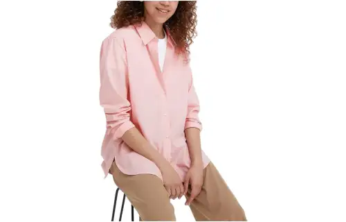 UNIQLO Shirt Women's Pastel Pink