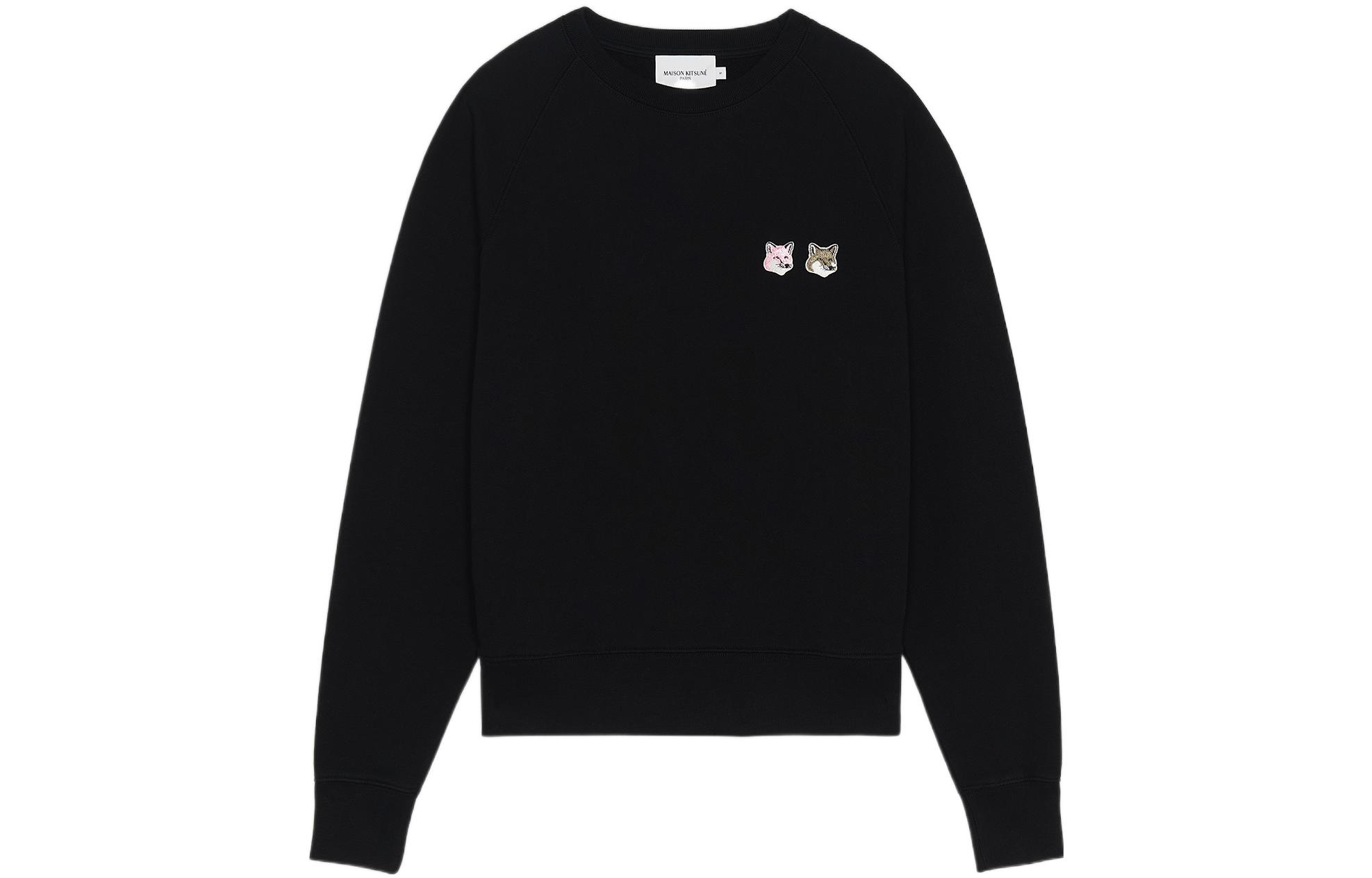 Женское худи Maison Maison Kitsune FW22 (черное)