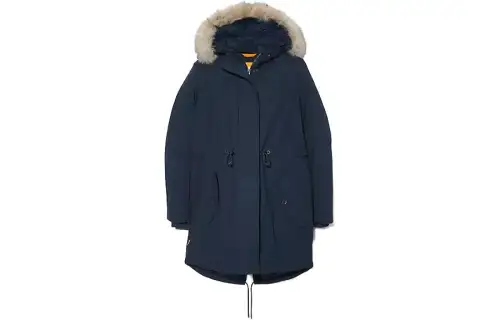 Timberland Jackets Women's Marine Blue Hooded Moderate Other
