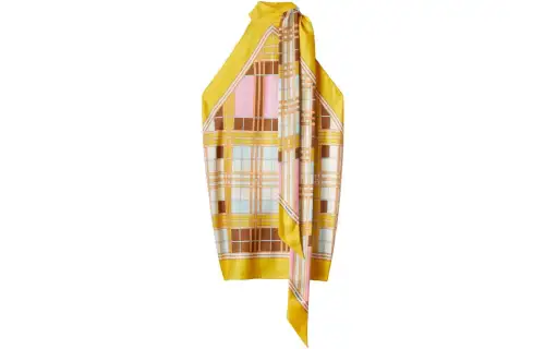 Burberry Camisoles Women's Yellow Moderate Halter Neck