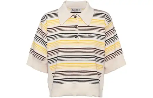 MIU MIU SS23 Polo Shirt Women's Multicolor