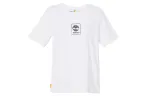 Timberland T Shirts Women's White Crew Neck Moderate Straight Fit