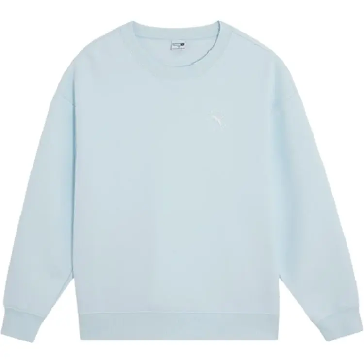 PUMA Sweatshirts Women's Blue Crew Neck Moderate Other