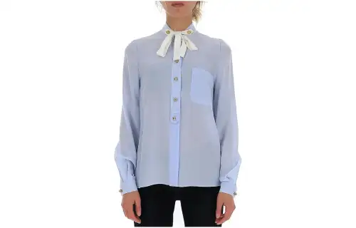 MIU MIU Shirts Women's Blue Moderate
