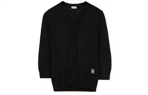 LOEWE Knitwear Women's Black V Neck Moderate Other