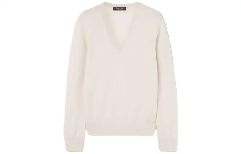 Loro Piana V Neck Long Sleeved Top