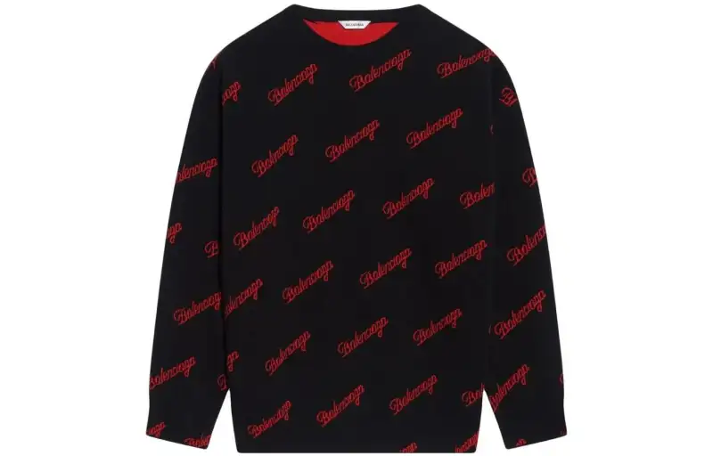 Balenciaga SS22 Sweater Regular Fit Women's Black