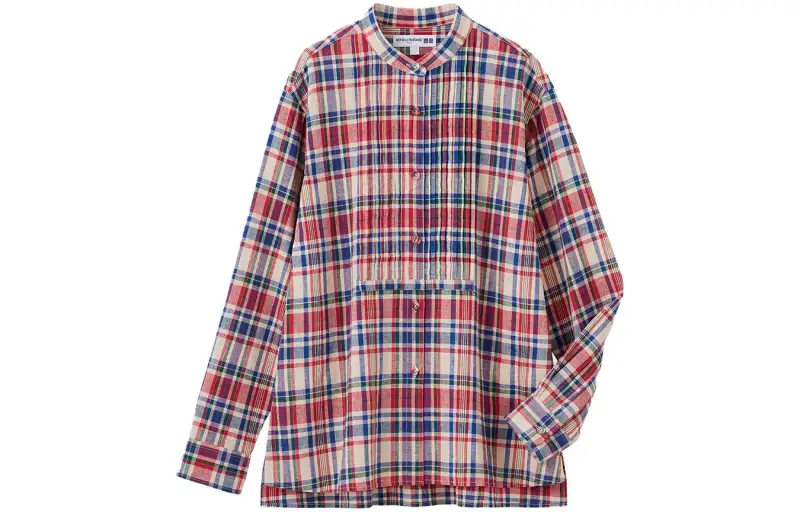 UNIQLO X INES DE LA FRESSANGE UNIQLO X Ines De La Fressange Shirts Women's Agate Red Crew Neck Moderate Other