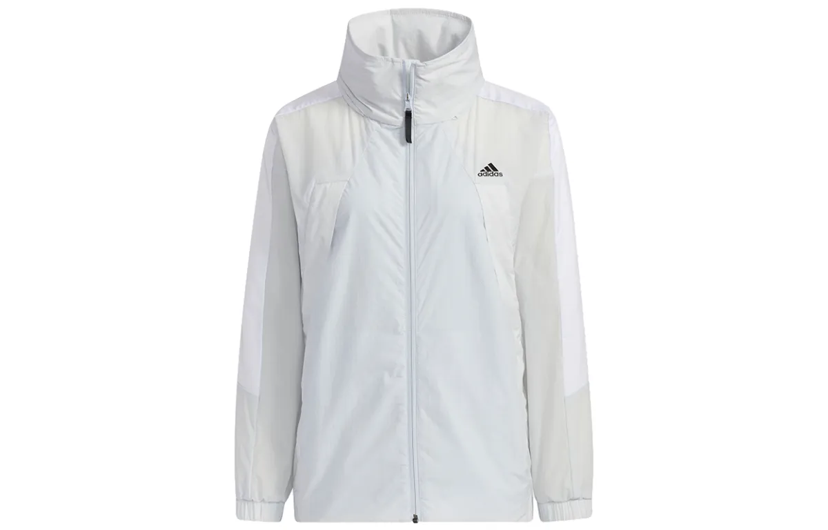 Adidas Jackets Women's White Hooded Moderate Other