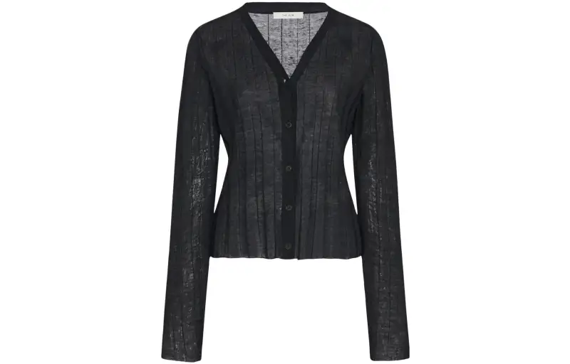 THE ROW Knitwear Women's Black V Neck Moderate Other