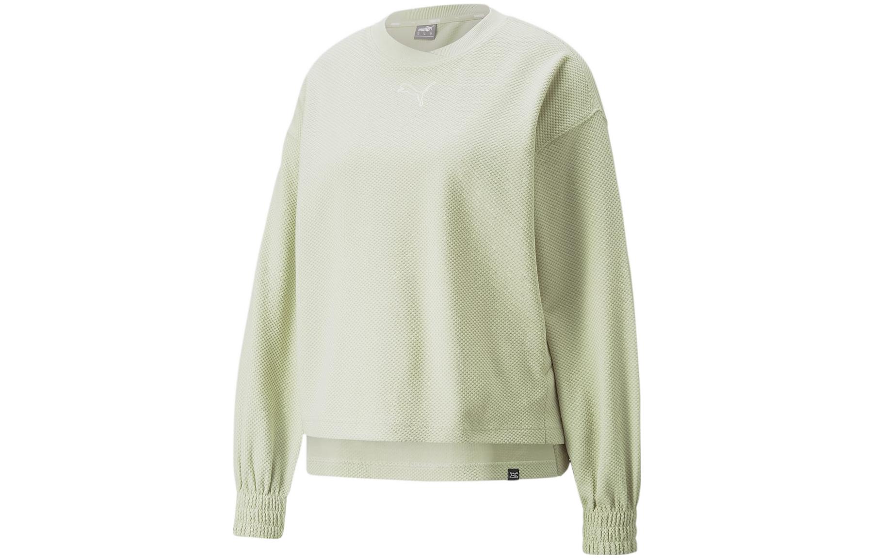 PUMA HER Sweatshirts Women's Spring Moss Crew Neck Moderate Regular