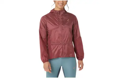 ASICS NAGINO Jackets Women's Red Hooded Moderate Other